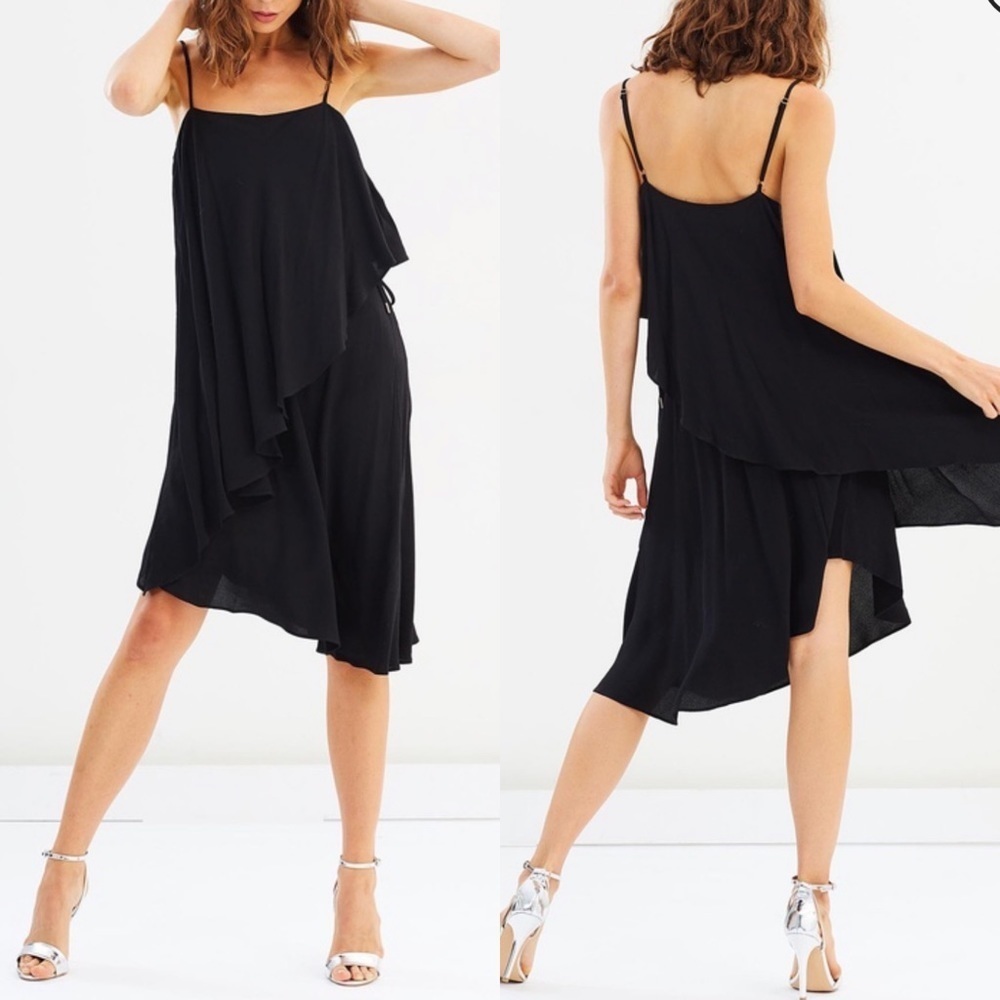 Elliatt Marseilles Dress Ruffle black